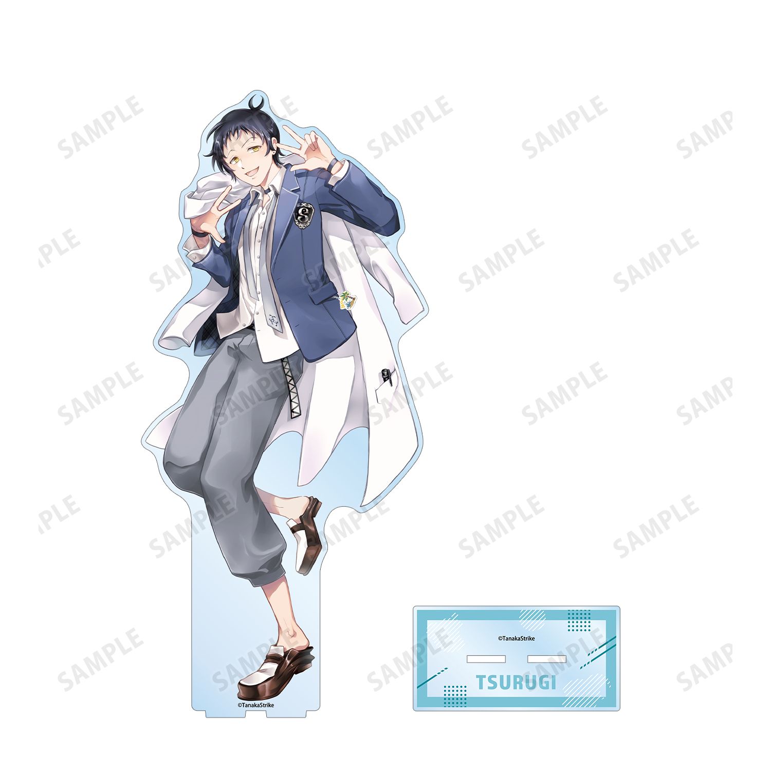 『SERVAMP-サーヴァンプ-』 田中ストライク先生 描き下ろし 狼谷吊戯 学園風ver. 特大アクリルスタンド 画像 3 | AniSmile