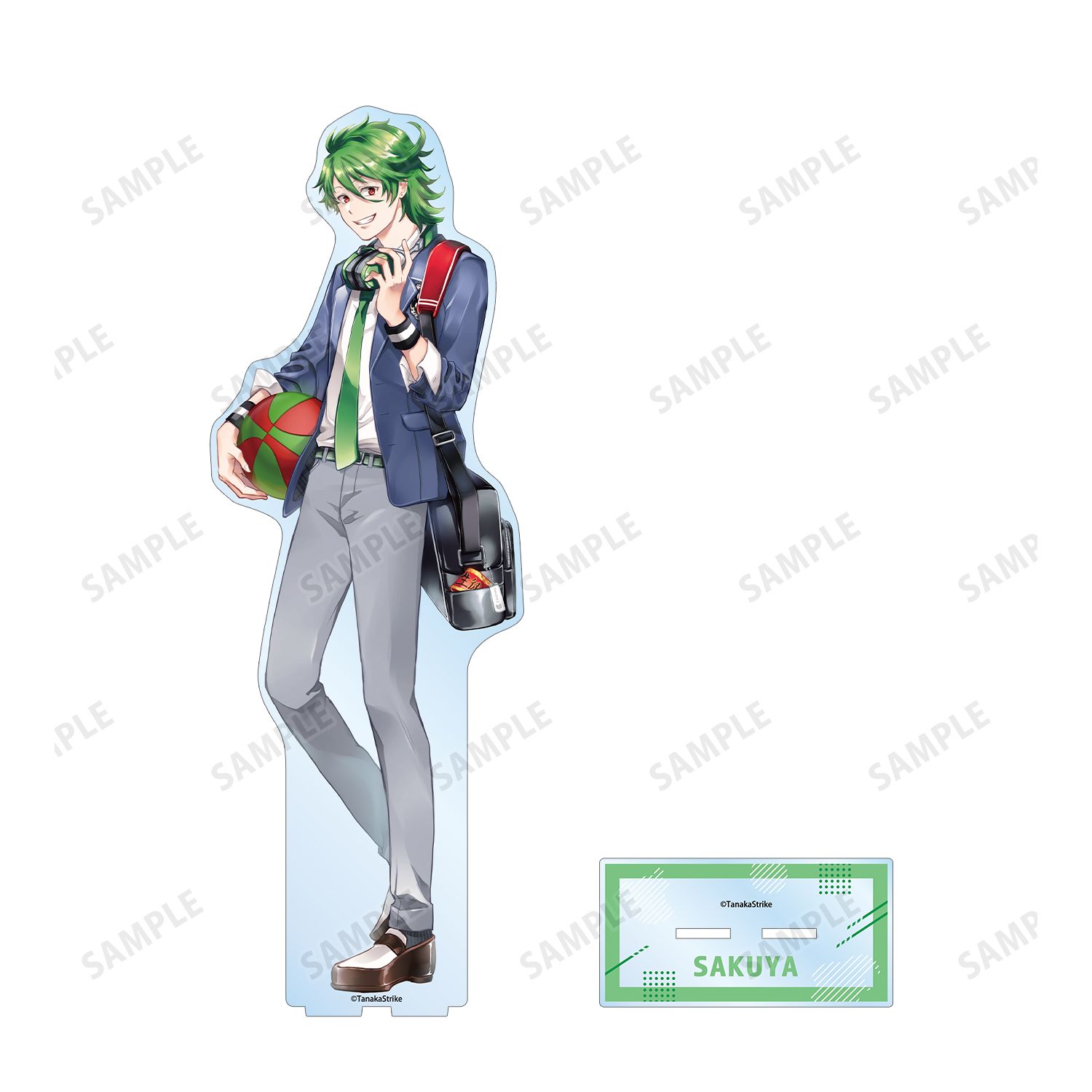 『SERVAMP-サーヴァンプ-』 田中ストライク先生 描き下ろし 綿貫桜哉 学園風ver. 特大アクリルスタンド 画像 3 | AniSmile