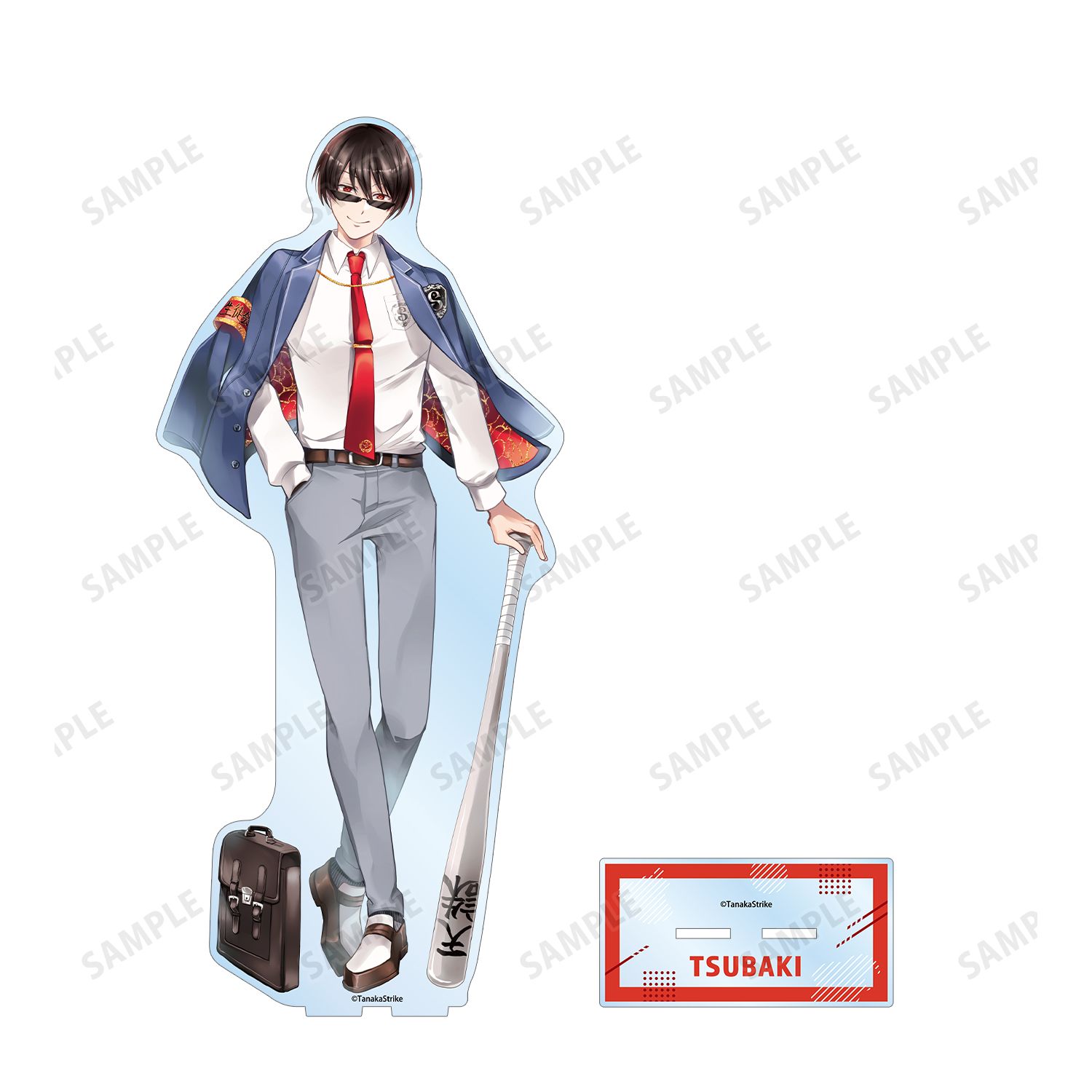 『SERVAMP-サーヴァンプ-』 田中ストライク先生 描き下ろし 椿 学園風ver. 特大アクリルスタンド 画像 3 | AniSmile