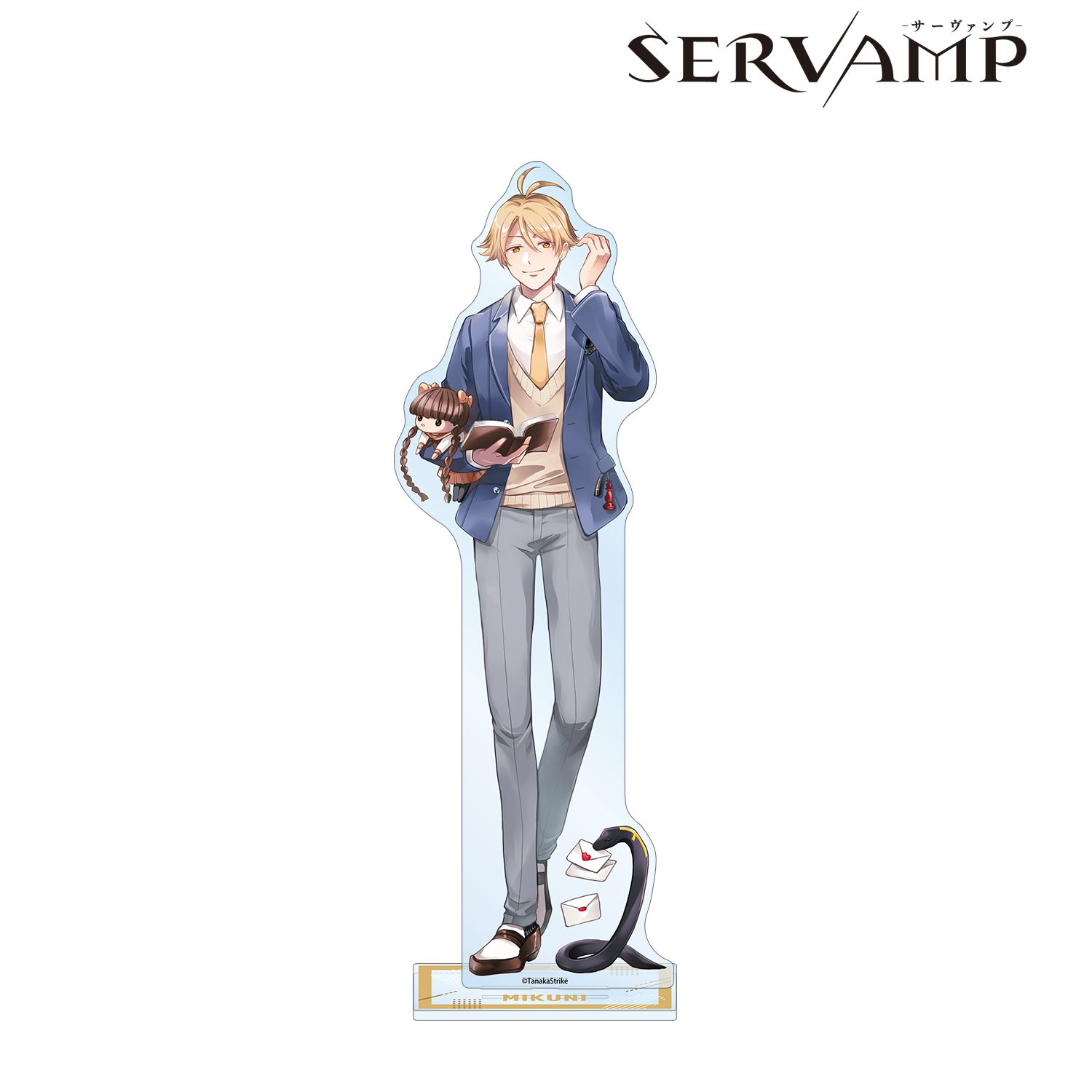 『SERVAMP-サーヴァンプ-』 田中ストライク先生 描き下ろし 有栖院御国 学園風ver. 特大アクリルスタンド 画像 2 | AniSmile