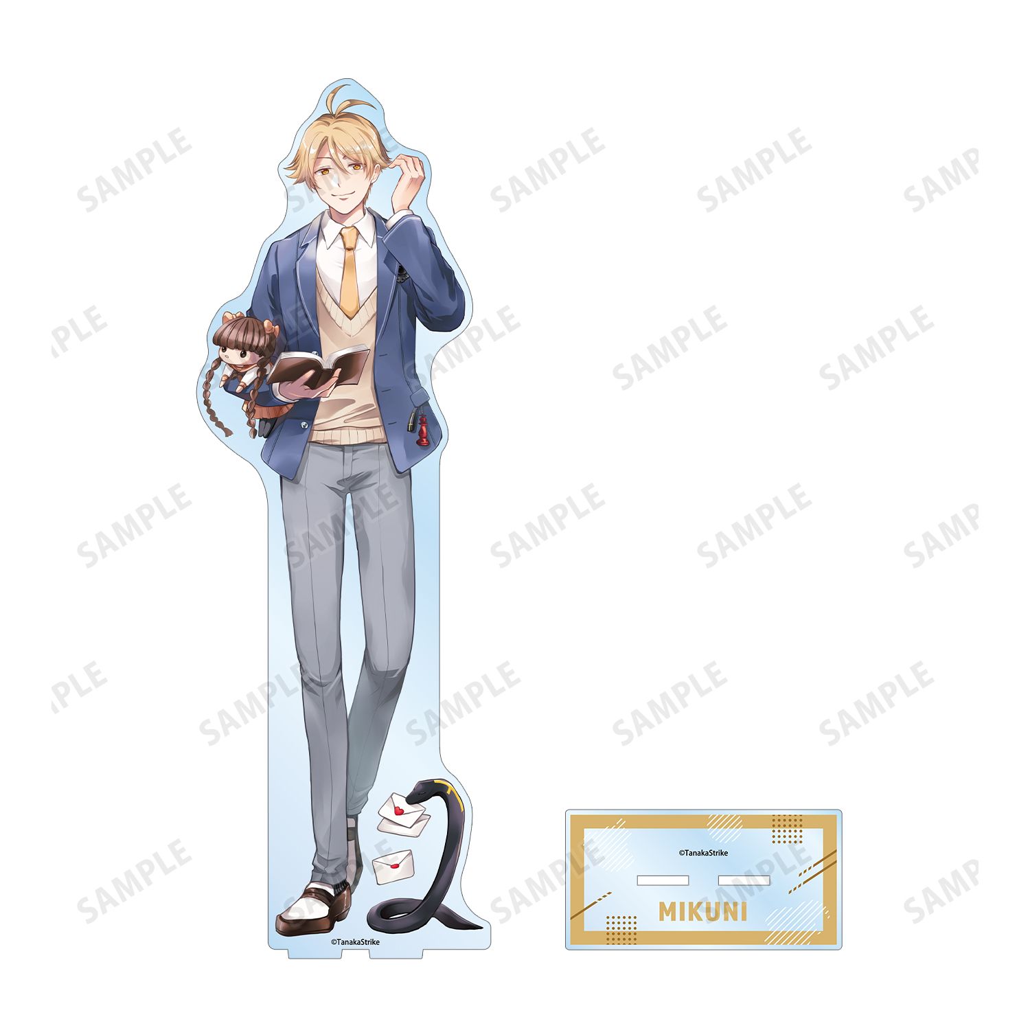 『SERVAMP-サーヴァンプ-』 田中ストライク先生 描き下ろし 有栖院御国 学園風ver. 特大アクリルスタンド 画像 3 | AniSmile
