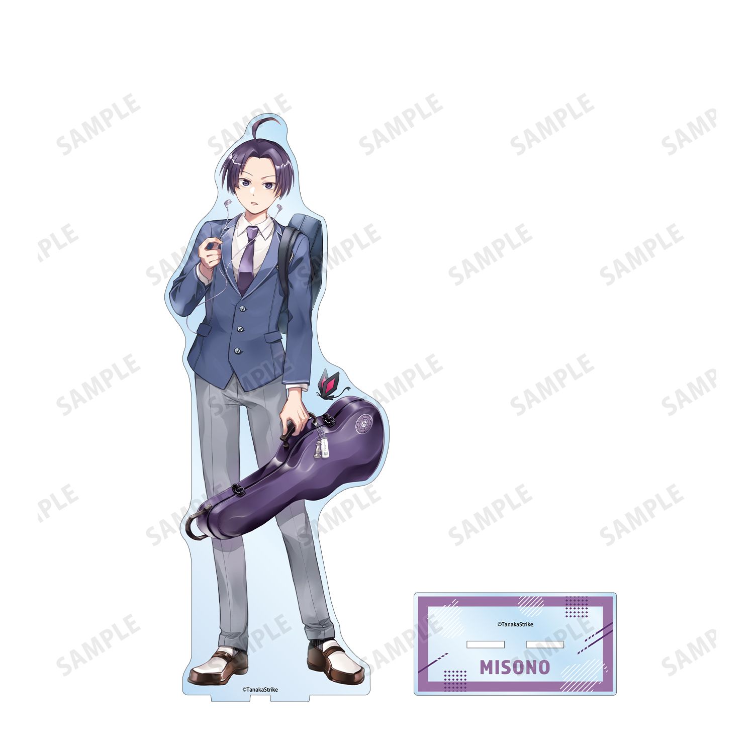 『SERVAMP-サーヴァンプ-』 田中ストライク先生 描き下ろし 有栖院御園 学園風ver. 特大アクリルスタンド 画像 3 | AniSmile
