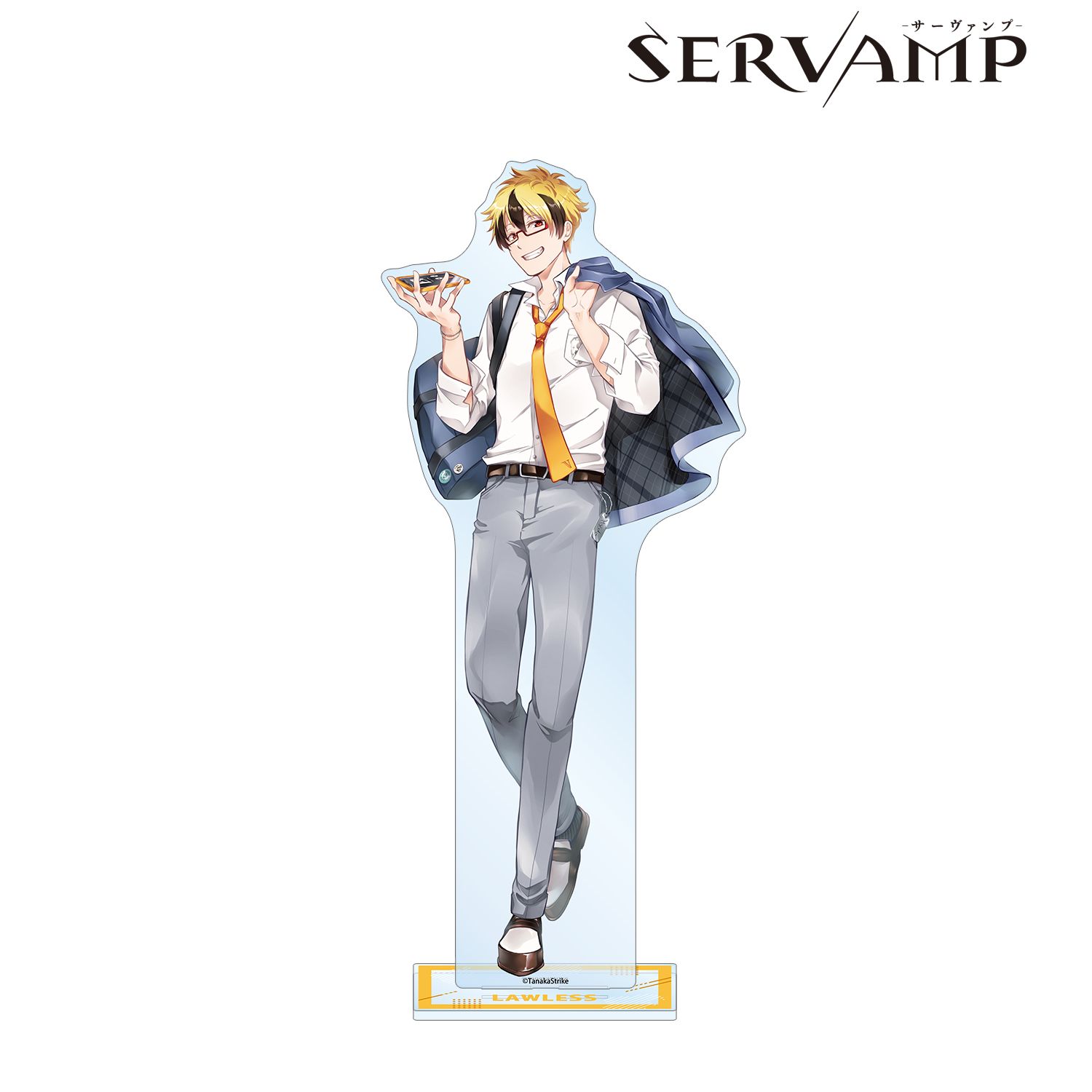 『SERVAMP-サーヴァンプ-』 田中ストライク先生 描き下ろし ロウレス 学園風ver. 特大アクリルスタンド 画像 2 | AniSmile