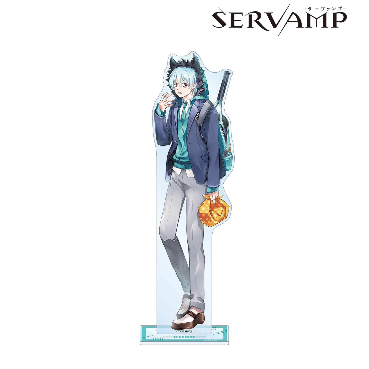 『SERVAMP-サーヴァンプ-』 田中ストライク先生 描き下ろし クロ 学園風ver. 特大アクリルスタンド 画像 2 | AniSmile