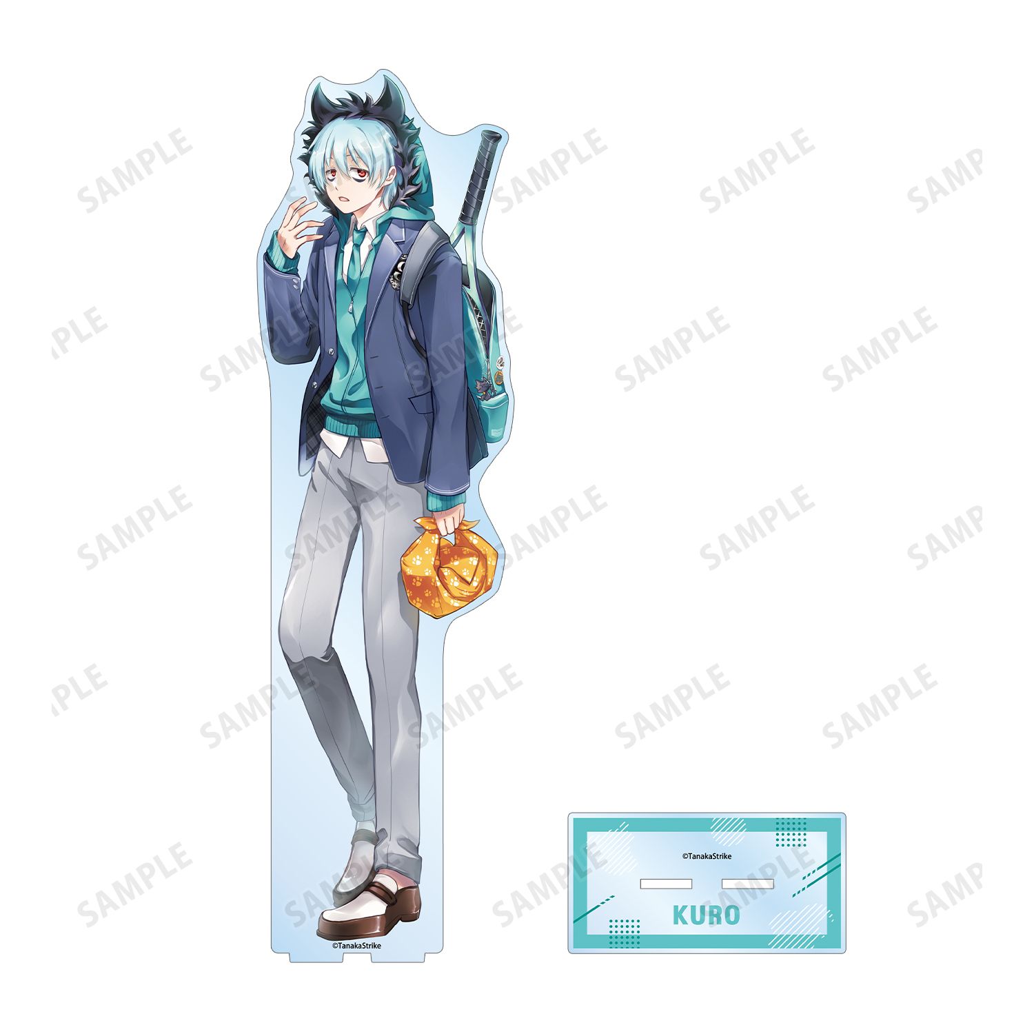 『SERVAMP-サーヴァンプ-』 田中ストライク先生 描き下ろし クロ 学園風ver. 特大アクリルスタンド 画像 3 | AniSmile