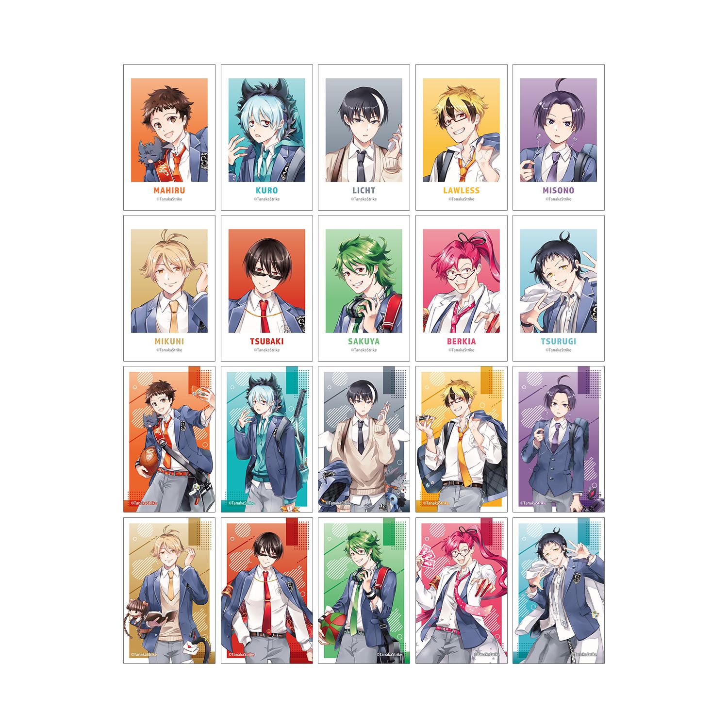 『SERVAMP-サーヴァンプ-』 田中ストライク先生 描き下ろし 学園風ver. トレーディングイラストカード(単位/単品) - 公式商品画像 | AniSmile
