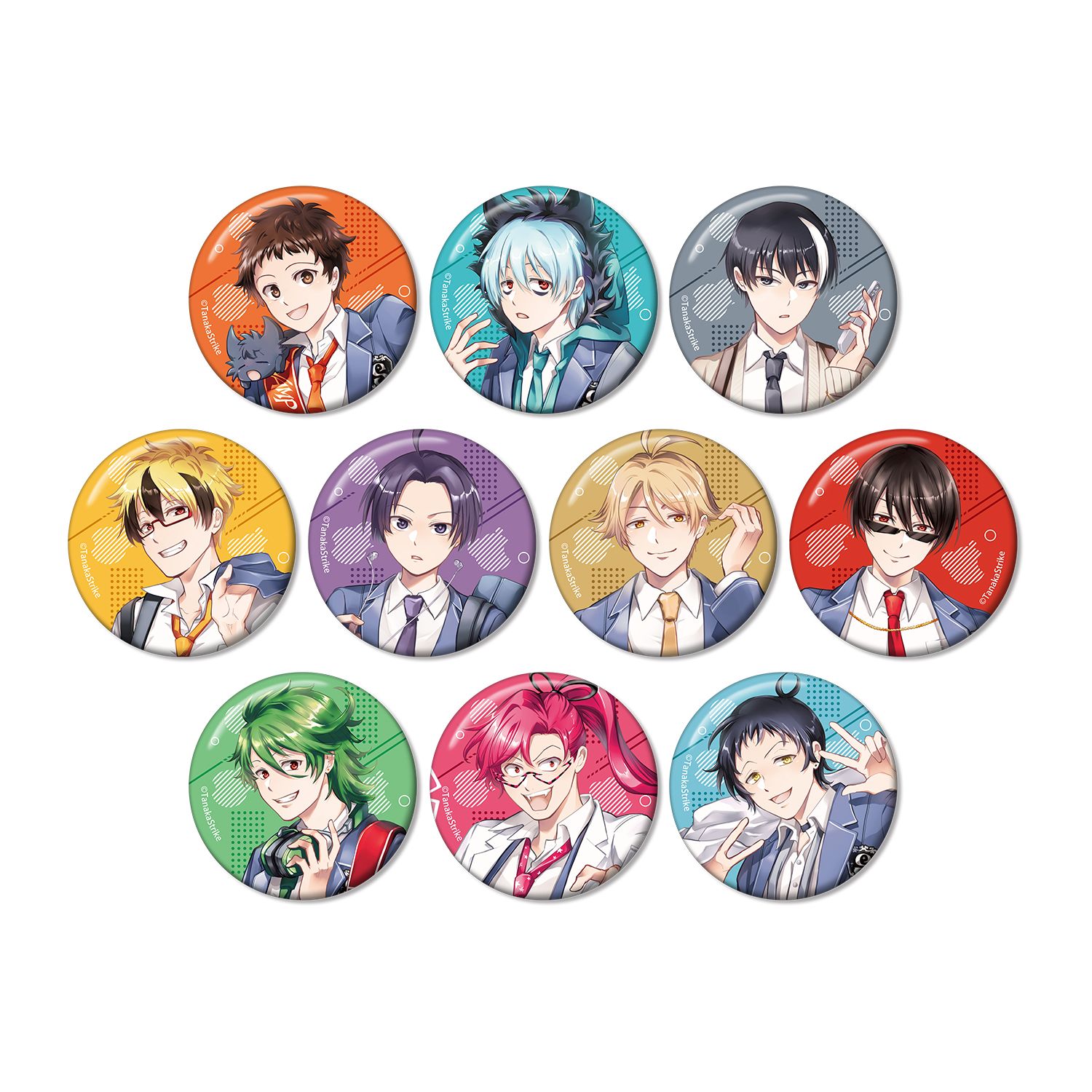 『SERVAMP-サーヴァンプ-』 田中ストライク先生 描き下ろし 学園風ver. トレーディング缶バッジ(単位/単品) - 公式商品画像 | AniSmile