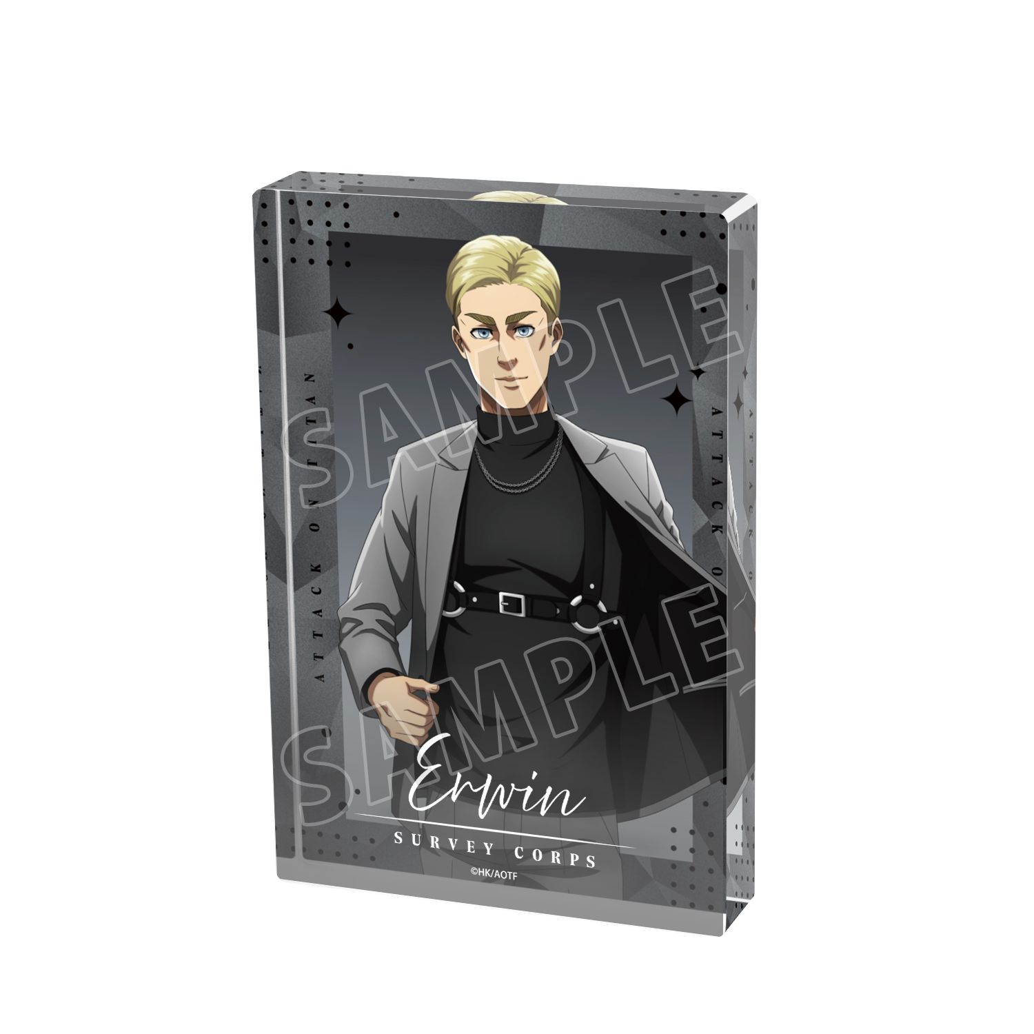 TVアニメ『進撃の巨人』 描き下ろし エルヴィン ハーネススタイルver. アクリルブロック - 公式商品画像 | AniSmile