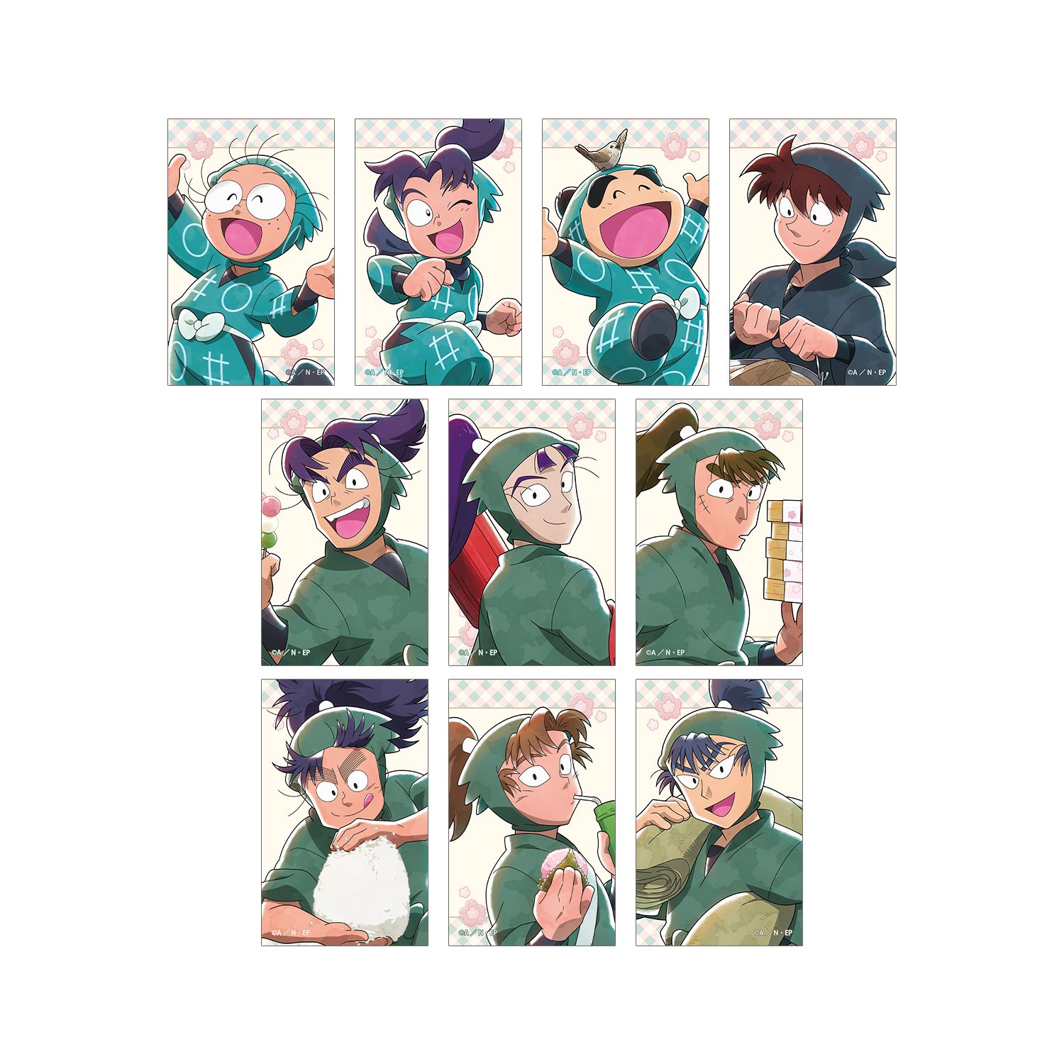 忍たま乱太郎 描き下ろし 楽しいお花見の段ver. トレーディングイラストカード ver.A(単位/単品) - 公式商品画像 | AniSmile
