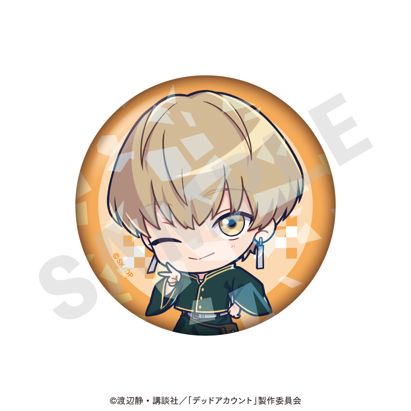 デッドアカウント トレーディングホログラム缶バッジ ミニキャラver.(全7種) 画像 4 | AniSmile