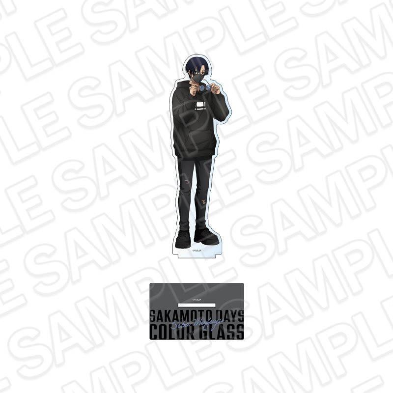 SAKAMOTO DAYS デカアクリルスタンド 勢羽真冬 Color Glass ver. - 公式商品画像 | AniSmile