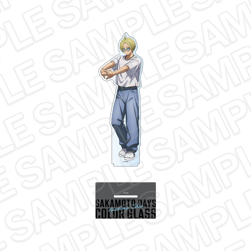 SAKAMOTO DAYS デカアクリルスタンド 朝倉シン Color Glass ver. - 公式商品画像 | AniSmile
