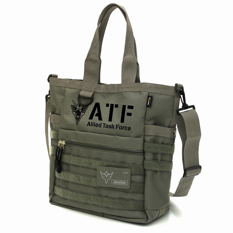 勇気爆発バーンブレイバーン 多国籍任務部隊(ATF)ファンクショナルトートバッグ/RANGERGREEN - 公式商品画像 | AniSmile
