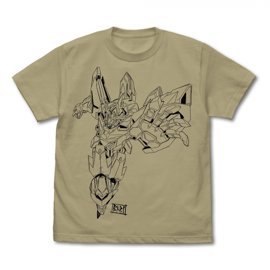 勇気爆発バーンブレイバーン 描き下ろしブレイバーンTシャツ/SANDKHAKI-L - 公式商品画像 | AniSmile