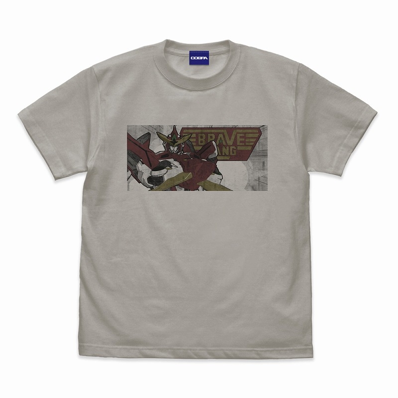 勇気爆発バーンブレイバーン ブレイバーンウォールアートTシャツ/LIGHTGRAY-M 画像 2 | AniSmile