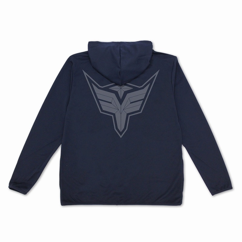 勇気爆発バーンブレイバーン ブレイバーンロゴ薄手ドライパーカー/NAVY-XXL - 公式商品画像 | AniSmile