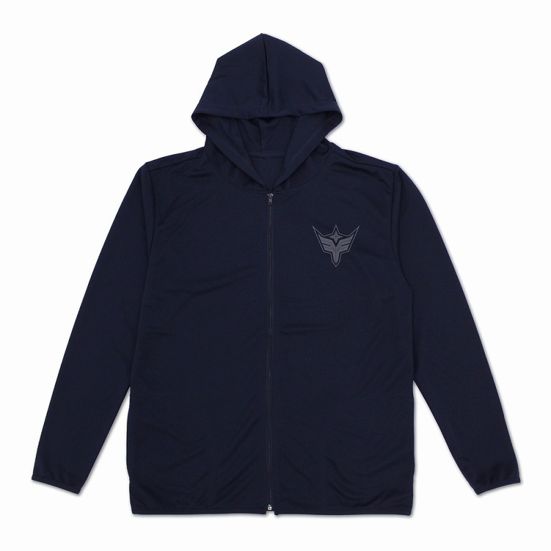 勇気爆発バーンブレイバーン ブレイバーンロゴ薄手ドライパーカー/NAVY-L 画像 2 | AniSmile