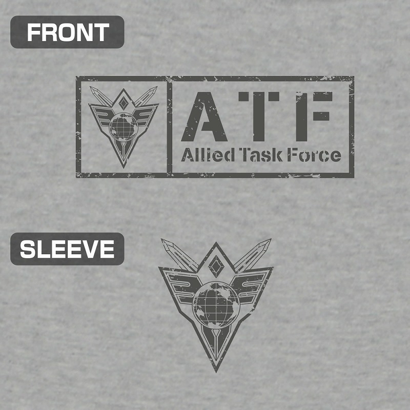 勇気爆発バーンブレイバーン 多国籍任務部隊(ATF)Tシャツ/MIXGRAY-XL 画像 4 | AniSmile