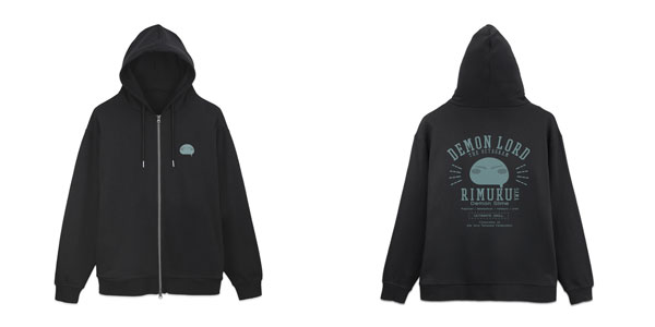 転生したらスライムだった件 リムル様カレッジジップパーカー/BLACK-XL - 公式商品画像 | AniSmile