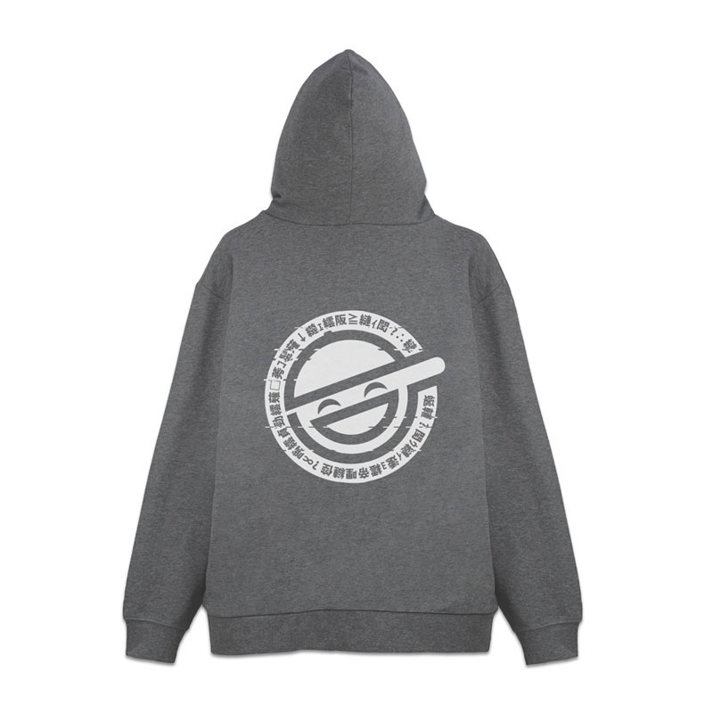 攻殻機動隊 STAND ALONE COMPLEX 笑い男ジップパーカー/MIXGRAY-XXL 画像 3 | AniSmile