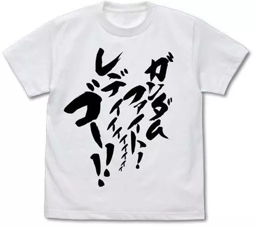 機動武闘伝Gガンダム ガンダムファイト!レディー・ゴー!!Tシャツ/WHITE-M - 公式商品画像 | AniSmile