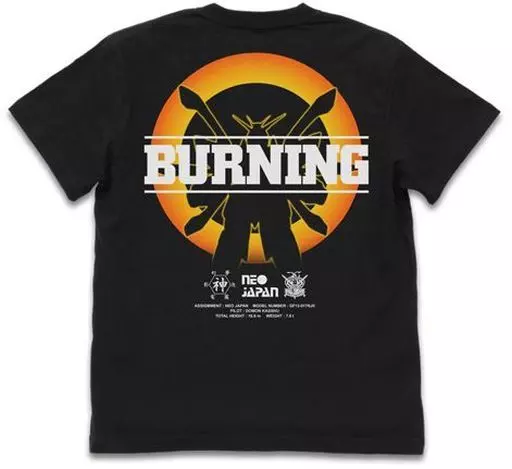 機動武闘伝Gガンダム ゴッドガンダムTシャツ/BLACK-XL 画像 2 | AniSmile
