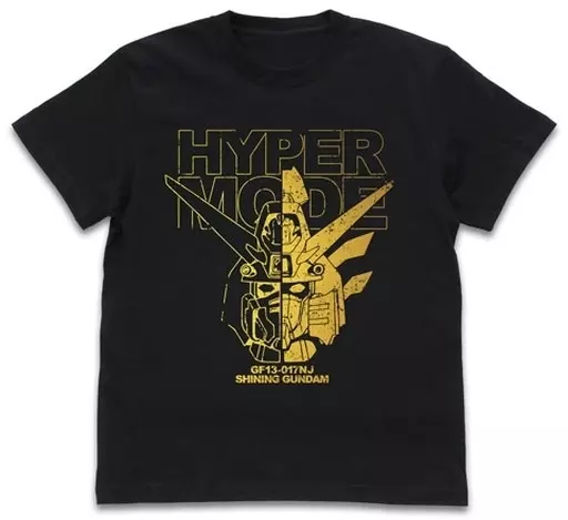 機動武闘伝Gガンダム シャイニングガンダムハイパーモードTシャツ/BLACK-XL - 公式商品画像 | AniSmile