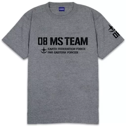 機動戦士ガンダム第08MS小隊 第08MS小隊ヘビーウェイトTシャツ/MIXGRAY-M - 公式商品画像 | AniSmile