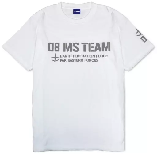 機動戦士ガンダム第08MS小隊 第08MS小隊ヘビーウェイトTシャツ/WHITE-XL - 公式商品画像 | AniSmile