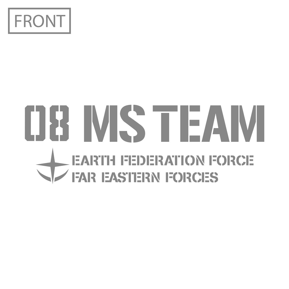 機動戦士ガンダム第08MS小隊 第08MS小隊ヘビーウェイトTシャツ/WHITE-S 画像 2 | AniSmile