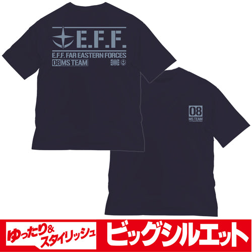 機動戦士ガンダム第08MS小隊 第08MS小隊ビッグシルエットTシャツ/NAVY-L - 公式商品画像 | AniSmile