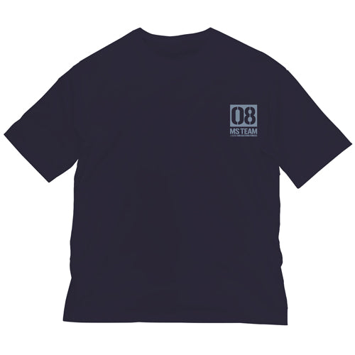 機動戦士ガンダム第08MS小隊 第08MS小隊ビッグシルエットTシャツ/NAVY-L 画像 2 | AniSmile