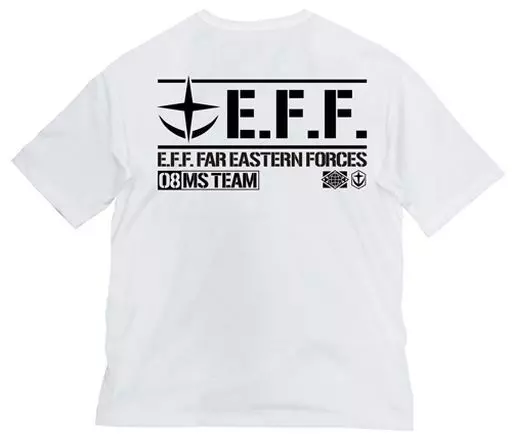 機動戦士ガンダム第08MS小隊 第08MS小隊ビッグシルエットTシャツ/WHITE-XL - 公式商品画像 | AniSmile