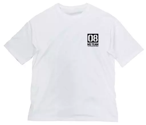機動戦士ガンダム第08MS小隊 第08MS小隊ビッグシルエットTシャツ/WHITE-XL 画像 2 | AniSmile