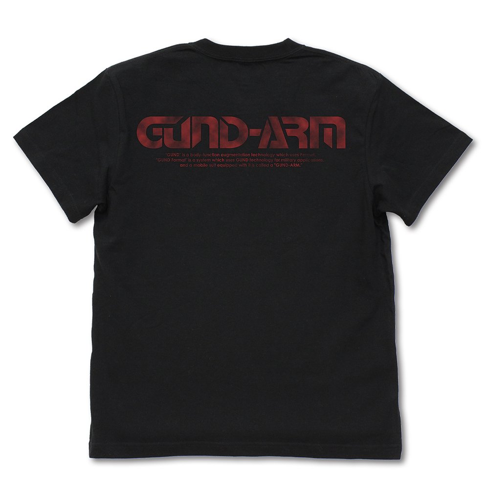 機動戦士ガンダム 水星の魔女 GUND-ARMTシャツ/BLACK-S 画像 2 | AniSmile