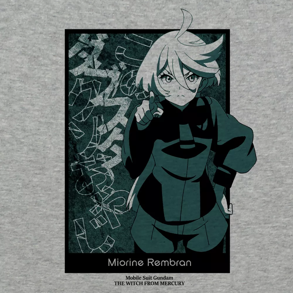 機動戦士ガンダム 水星の魔女 ミオリネこのダブスタクソおやじTシャツ/MIXGRAY-XL 画像 2 | AniSmile