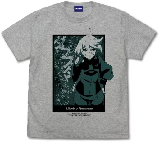 機動戦士ガンダム 水星の魔女 ミオリネこのダブスタクソおやじTシャツ/MIXGRAY-M - 公式商品画像 | AniSmile