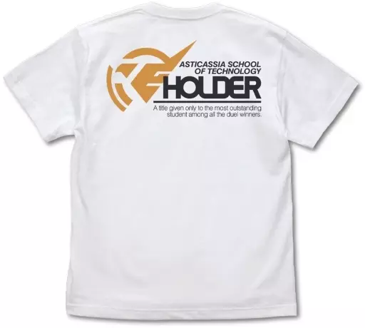 機動戦士ガンダム 水星の魔女 アスティカシア高等専門学園ホルダーTシャツ/WHITE-XL - 公式商品画像 | AniSmile