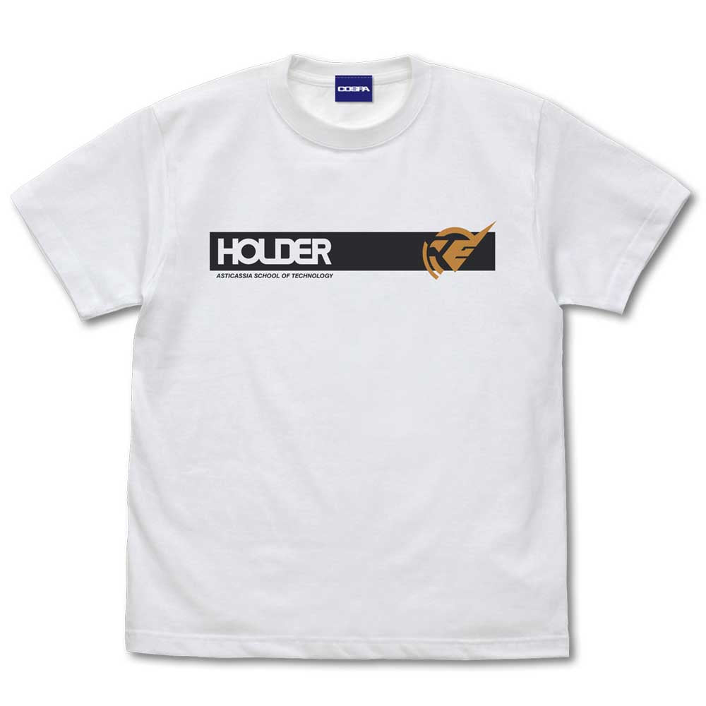 機動戦士ガンダム 水星の魔女 アスティカシア高等専門学園ホルダーTシャツ/WHITE-S - 公式商品画像 | AniSmile