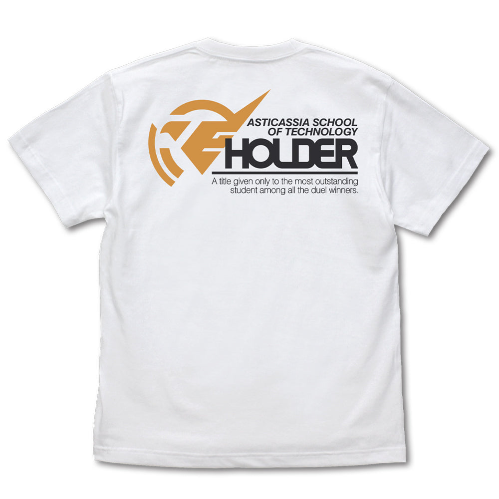 機動戦士ガンダム 水星の魔女 アスティカシア高等専門学園ホルダーTシャツ/WHITE-S 画像 2 | AniSmile