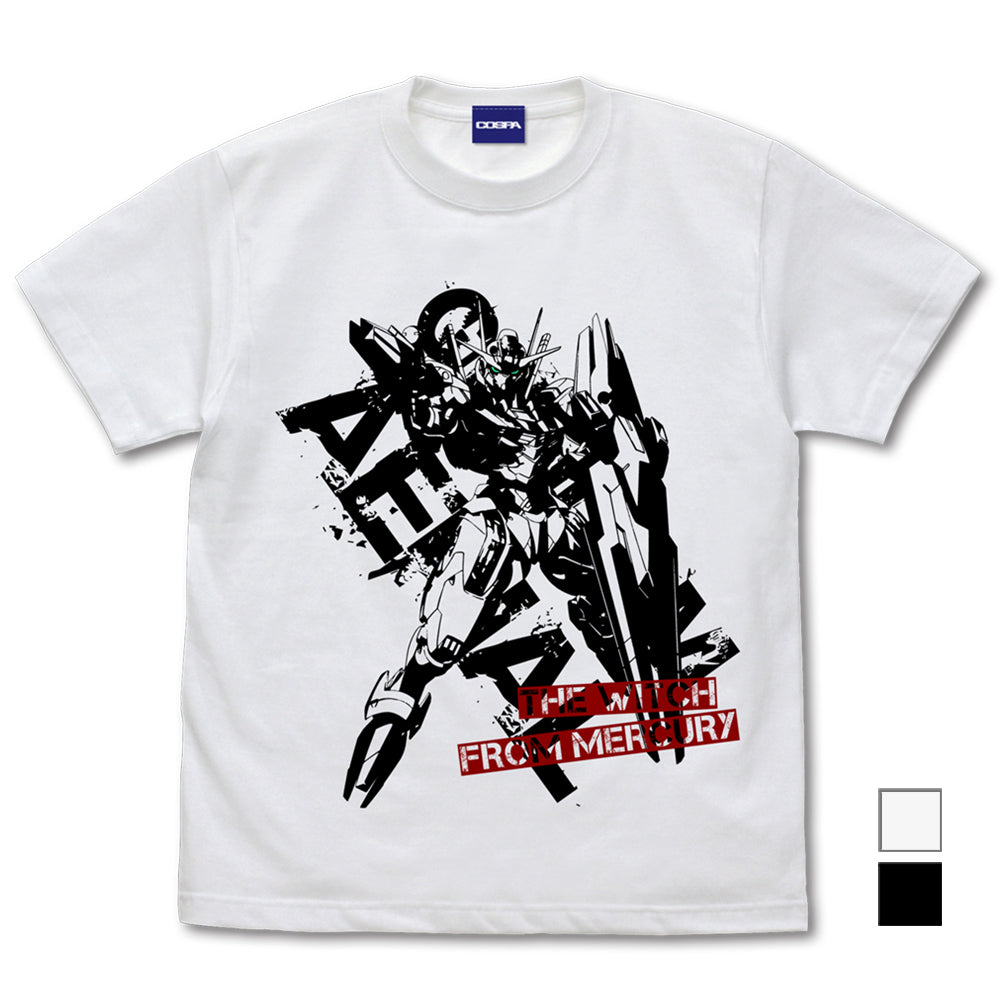 機動戦士ガンダム 水星の魔女 ガンダム・エアリアルTシャツ/WHITE-S - 公式商品画像 | AniSmile
