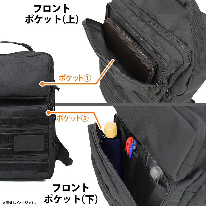 ゴジラ 国連G対策センターファンクショナルバックパック/BLACK 画像 5 | AniSmile