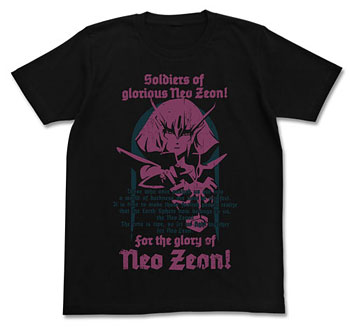 ガンダム ハマーン・カーンTシャツ/BLACK-XL - 公式商品画像 | AniSmile