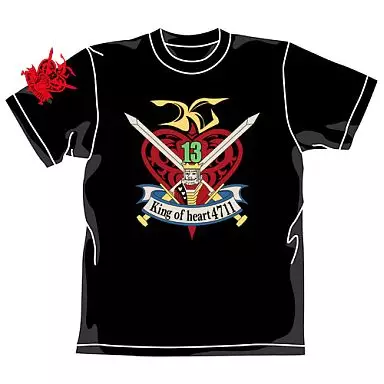ガンダム キングオブハートTシャツ/BLACK-M - 公式商品画像 | AniSmile