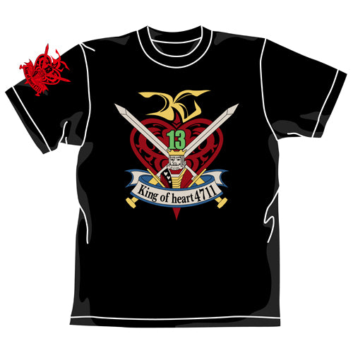 ガンダム キングオブハートTシャツ/BLACK-S - 公式商品画像 | AniSmile