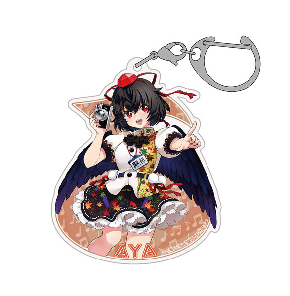東方Project 射命丸文 アクリルマルチキーホルダー LIVEステージVer.illust:あきつ - 公式商品画像 | AniSmile