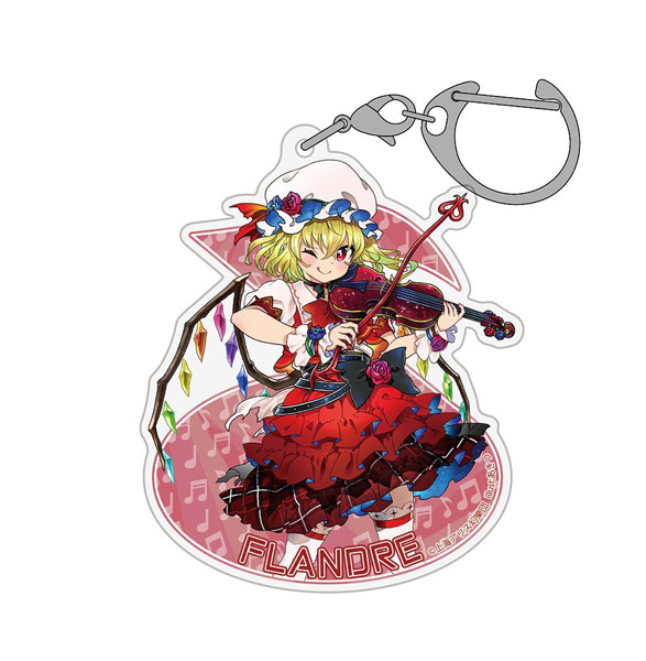 東方Project フランドール・スカーレット アクリルマルチキーホルダー LIVEステージVer.illust:あきつ - 公式商品画像 | AniSmile