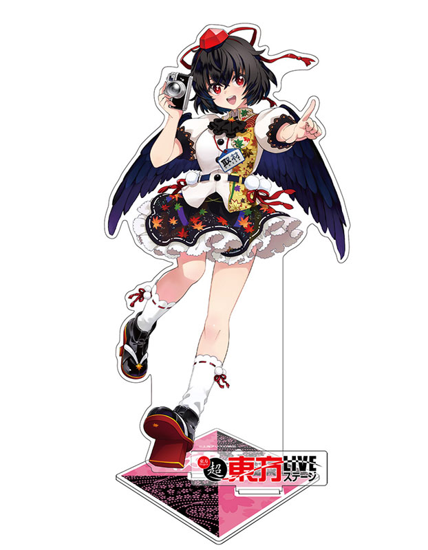 東方Project 射命丸文 アクリルフィギュア LIVEステージVer. illust:あきつ 画像 2 | AniSmile