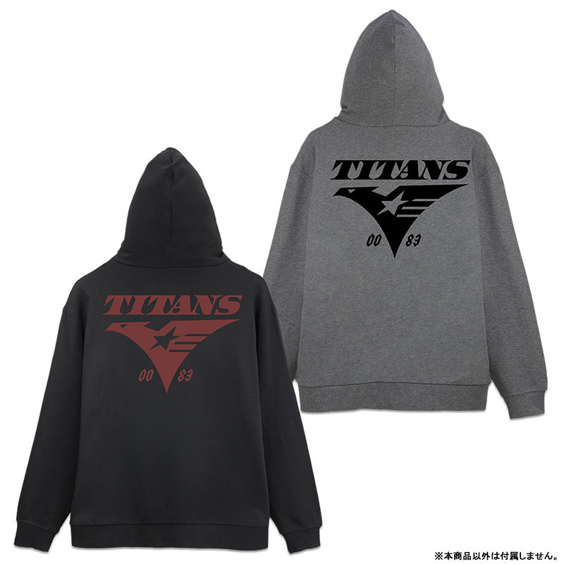 機動戦士Zガンダム ティターンズジップパーカーVer2.0/MIXGRAY-XXL 画像 2 | AniSmile