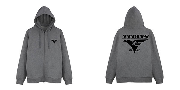 機動戦士Zガンダム ティターンズジップパーカーVer2.0/MIXGRAY-L - 公式商品画像 | AniSmile